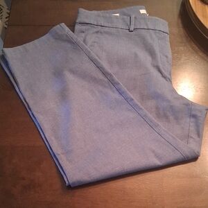 LOFT Women's Blue Straight Leg Pants